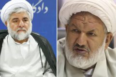 شهادت قاضی مقیسه و رازینی مقابل کاخ دادگستری تهران