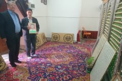 حضور پدر بزرگوار شهید هادی محبی در امامزاده سید مهدی ابویعلی