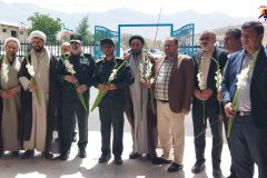 قبور شهدای تفرش گلباران شد