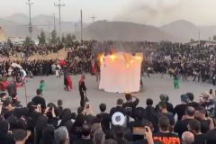 مراسم خیمه سوزان در تفرش