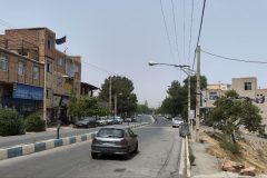 سایه سنگین گرد و خاک بر آسمان تفرش