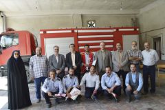 تجلیل از زحمات آتش نشانان شهرداری تفرش