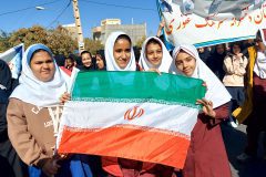 حضور مردم تفرش در راهپیمایی ۱۳ آبان