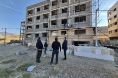 بازدید کارشناسان دفتر مرکزی از ساختمان اداری و پروژه نهضت ملی مسکن شهرستان تفرش