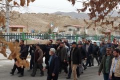 تشییع و خاکسپاری پدر شهیدان کمالی مقدم در تفرش