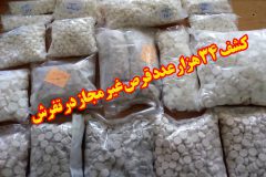 کشف ۳۴ هزار عدد قرص غیر مجاز در تفرش