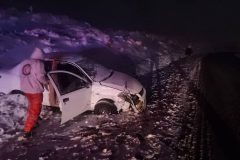 حادثه تصادف در محور تفرش ـ سلفچکان با ۳ مصدوم