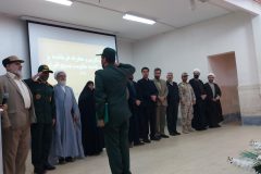 آئین تکریم و معارفه فرمانده ناحیه مقاومت بسیج شهرستان تفرش برگزار شد